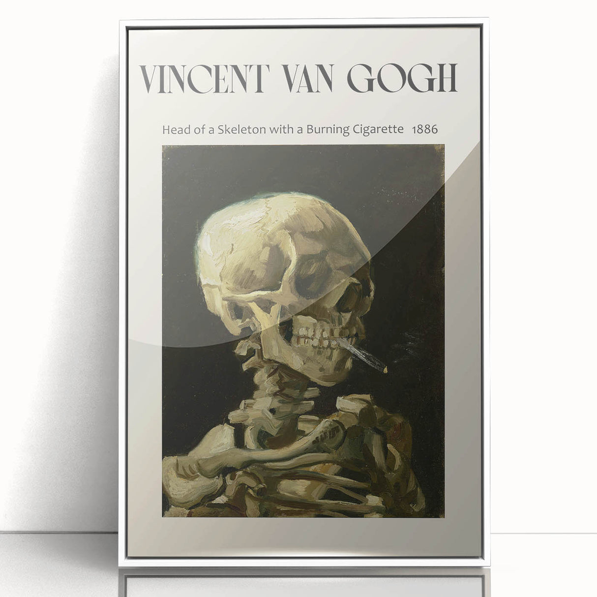 Vincent van Gogh inspired acrylic print in art deco style, featuring vibrant color palette.
