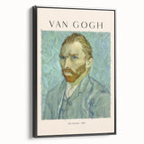 Black and white vintage poster art of a landscape painting on framed canvas, ideal for bedroom wall decor.