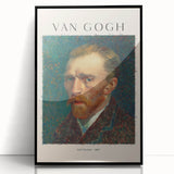 Large abstract wall art featuring swirls of vibrant yellow and blue on a black acrylic frame.