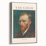 Landscape art painting of a colorful field under a dynamic sky, framed canvas in silver, ideal for living room decor.