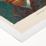 Art deco poster featuring a vibrant, colorful interpretation of Van Gogh's style on rolled canvas.