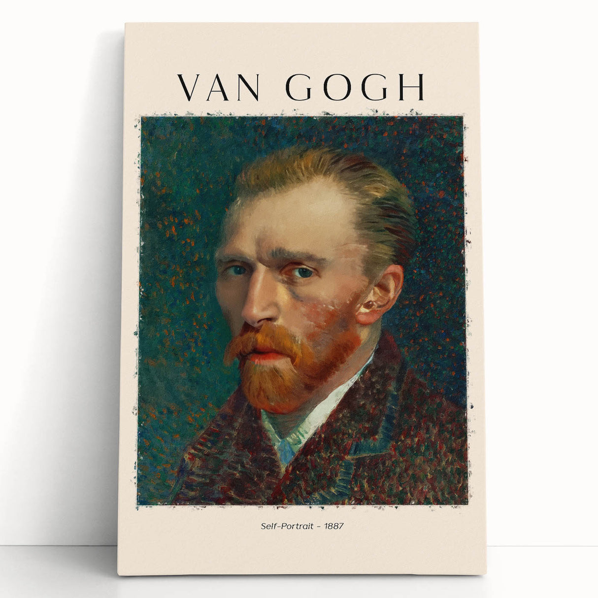 Black and white canvas print of Vincent van Gogh's design, ideal for kitchen wall art or bedroom ambiance.