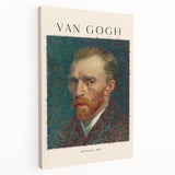 Vincent van Gogh-inspired large art on stretched canvas, featuring vibrant colors and impressionist style.