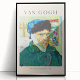 Large abstract wall art of vibrant swirling colors in a black frame, ideal for modern art wall decor.