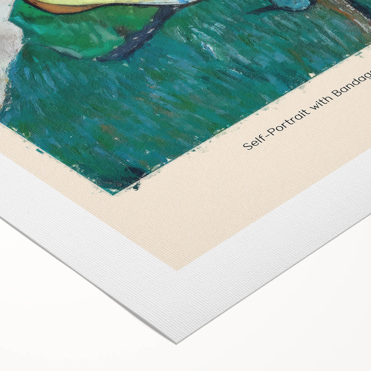 Art deco poster featuring a vibrant, multicolored abstract design on rolled canvas, suitable for dining room decor.