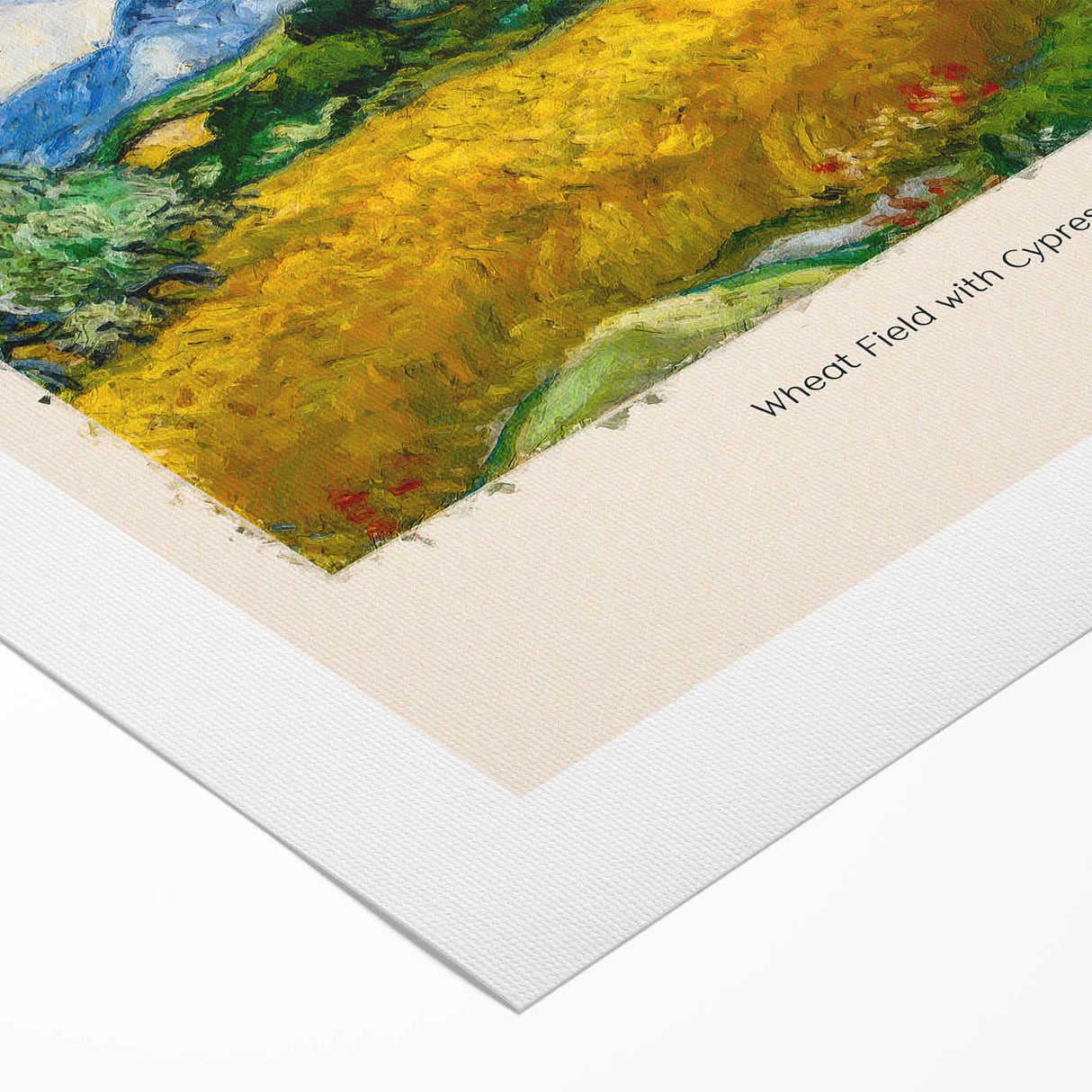 Art deco poster featuring a vibrant color palette on rolled canvas, ideal for dining room wall art.
