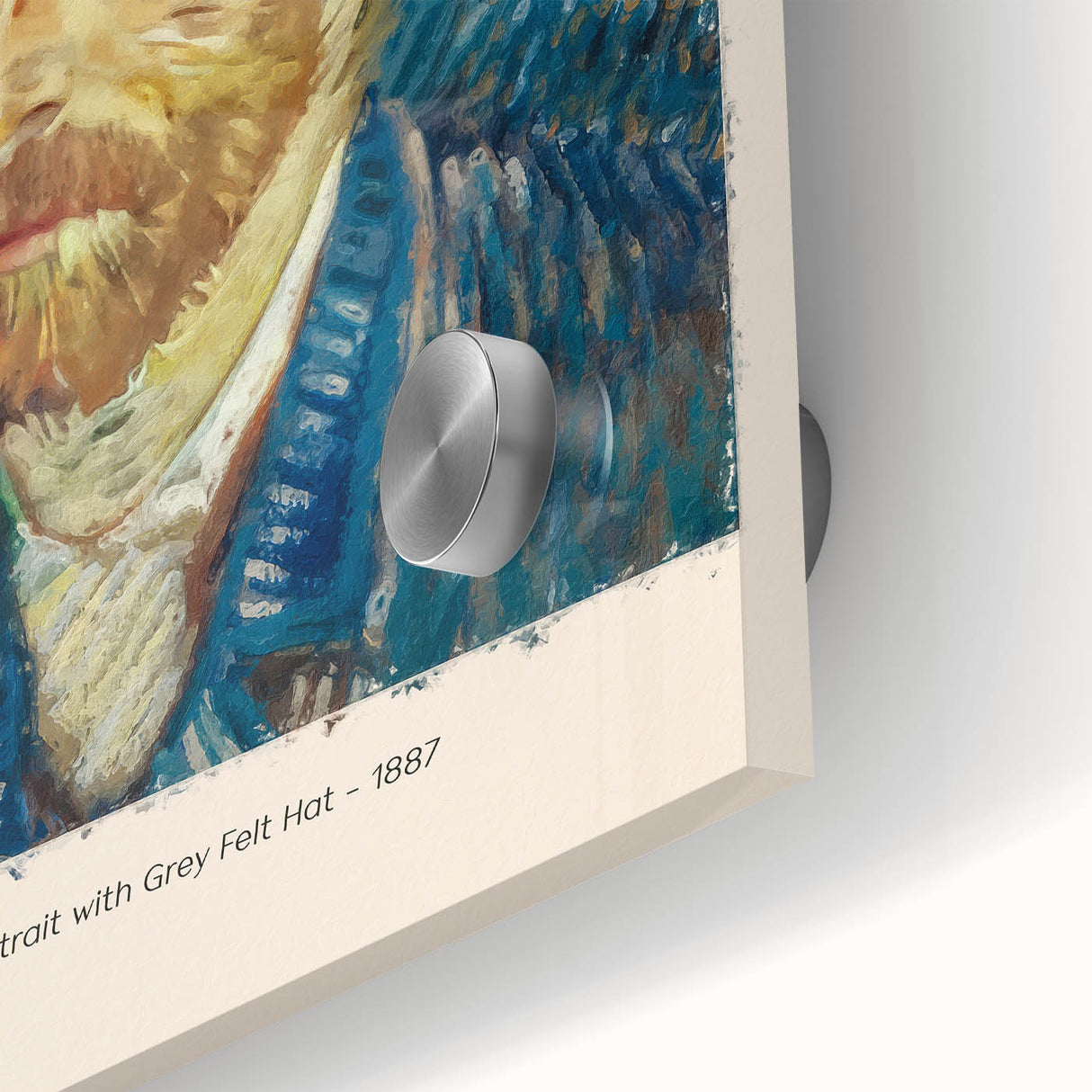 Large abstract wall art featuring mid-century modernist swirls in vibrant orange tones on acrylic glass.