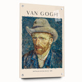 Acrylic print of a Van Gogh-inspired abstract design in vivid blues and yellows, ideal for dining room decor.