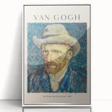 Acrylic framed print of a Van Gogh-inspired modern art design in pastel colors, ideal for nursery wall art.