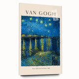 Large abstract wall art print of Vincent van Gogh’s style on acrylic glass, featuring vibrant hues.
