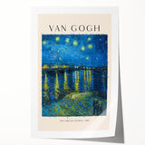Rolled print of Vincent van Gogh's floral painting in vibrant colors.