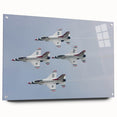 Acrylic print of a large abstract airplane design in grayscale, suitable for bedroom or dining room decor.