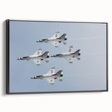 Black and white framed canvas depicting a vintage airplane, ideal for bedroom wall decor.