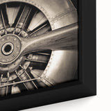 Extra large framed canvas featuring a textured, colorful abstract design with black accents, ideal for living room decor.