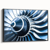 Black and white vintage airplane art on framed canvas, ideal for bedroom wall decor.