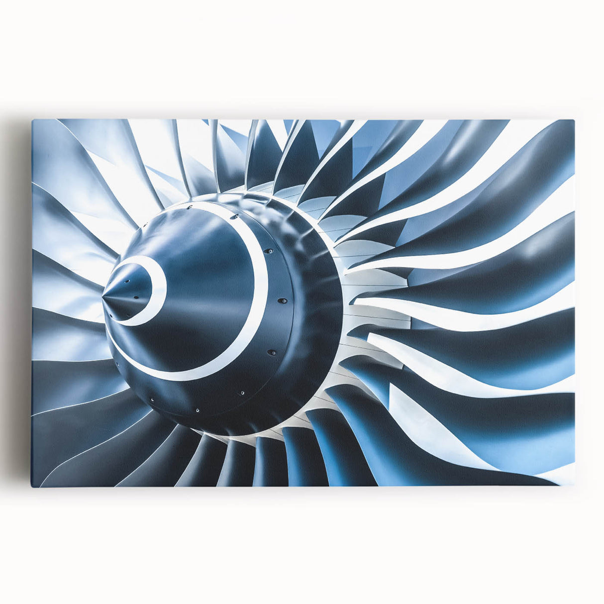 Black and white photo of vintage airplanes on stretched canvas, suitable for kitchen wall art.