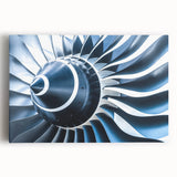 Black and white photo of vintage airplanes on stretched canvas, suitable for kitchen wall art.