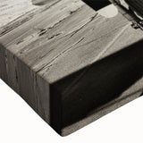 Black and white photograph of an airplane on stretched canvas, ideal for bedroom wall art.