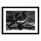 Abstract airplane design in vibrant colors on a large canvas, textured finish, suitable for living room decor.