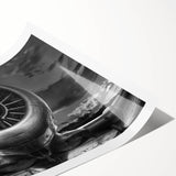 Extra large rolled print of vintage airplanes in muted gray, ideal for classy bathroom wall art.