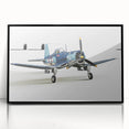 Large abstract airplane design in muted grays and blacks on a framed acrylic, ideal for dining room art.