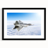 Extra large, textured abstract art print of a colorful airplane, framed in black, ideal for living room decor.