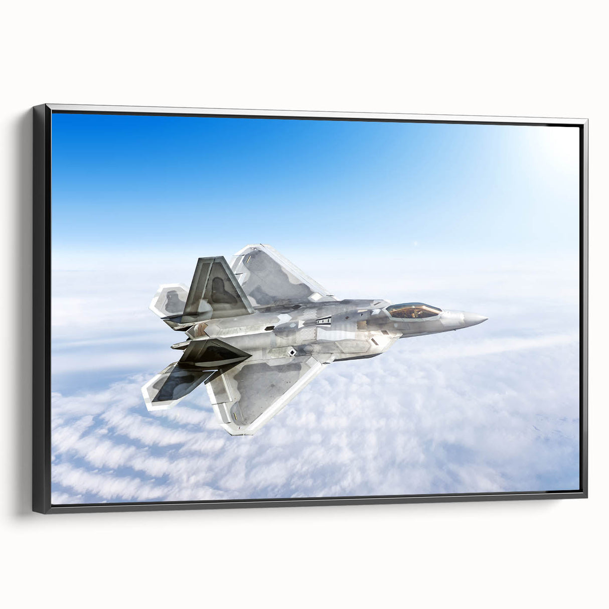 Black and white framed canvas depicting a vintage airplane, ideal for bedroom wall art with a minimalist style.