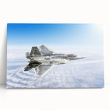 Black and white photo of an airplane on stretched canvas, suited as kitchen wall art or for a bedroom.