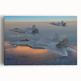 Black and white photograph of an airplane on stretched canvas, suitable as large kitchen wall art.