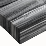 Black and white close-up of an airplane on stretched canvas, suitable for bedroom wall art.