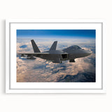 Extra large abstract art print featuring textured airplanes in neutral tones on white framed canvas.