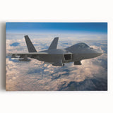 Black and white photograph of vintage airplanes on stretched canvas, suitable for kitchen wall art.