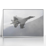 Large abstract wall art depicting an airplane in mid-century modernist style.