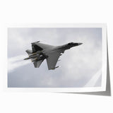 Art deco poster featuring a vintage airplane in muted sepia tones, ideal for dining room wall art.