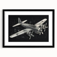 Abstract art print of colorful airplanes in motion on a textured, extra-large canvas, ideal for living room decor.
