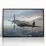 Mid-century modernist art of an airplane in abstract style, framed acrylic, ideal for dining room art.