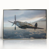 Mid-century modernist art of a silver airplane on acrylic, featuring muted gray tones, ideal for nursery wall decor.