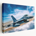 Side view of a classic airplane on a stretched canvas in soft gray tones, ideal for kitchen wall art.