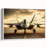 Framed canvas wall art featuring a vintage airplane in black and white, ideal for bedroom decor.