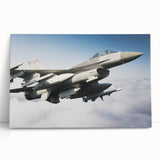 Black and white photograph of an airplane, printed on large stretched canvas, suitable for kitchen wall art.