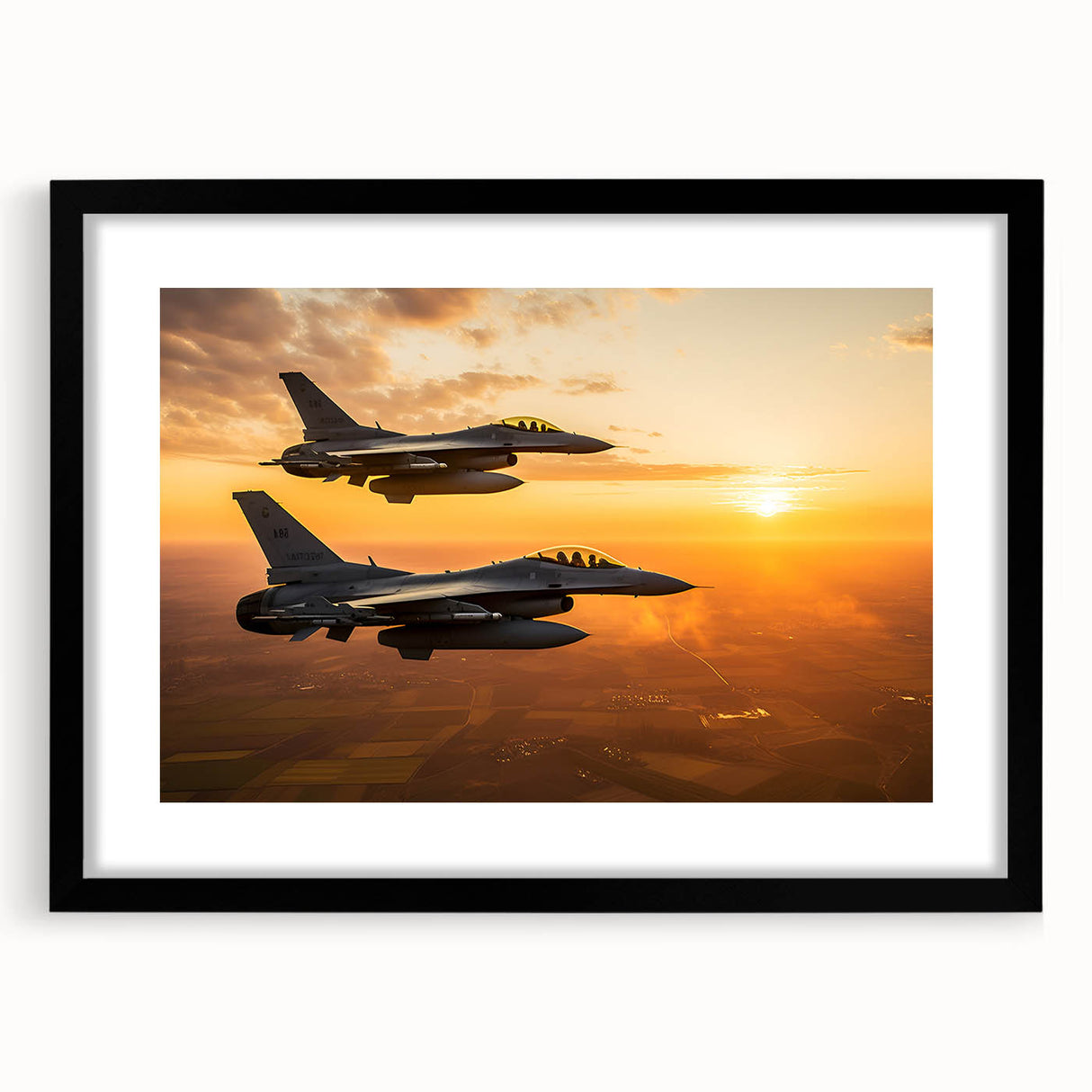 Abstract airplane design in vibrant colors on a large textured canvas, suitable for living room decor.