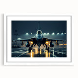Extra large abstract art print featuring textured airplanes in muted gray tones, framed with a white mat.