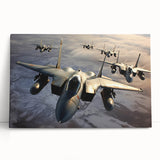 Black and white photo of a vintage airplane on stretched canvas, suitable as large kitchen wall art or for bedroom ambiance.