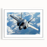 Extra large abstract art print featuring textured airplanes in muted grays, on white framed canvas.