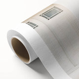 Art deco poster of a vintage bicycle in monochrome tones on rolled canvas, suitable for dining room or bathroom decor.