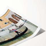 Extra large wall art featuring a line art of flowers in soft pastel shades on a rolled canvas.