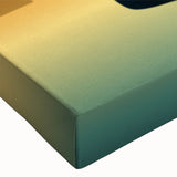 Black and white photo of a gondola on a calm river, printed on a large stretched canvas, suitable for bedroom wall art.