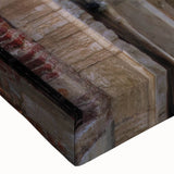 Black and white landscape art painting of a gondola on a canal, printed on large stretched canvas.