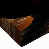 Black and white stretched canvas featuring a close-up view of a gondola on water, ideal for bedroom wall art.