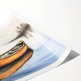 Extra large rolled print featuring a minimalist line art of flowers in monochrome, ideal for large living room wall art.